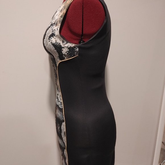 Funky Printed Sleeveless Dress - Picture 9 of 10